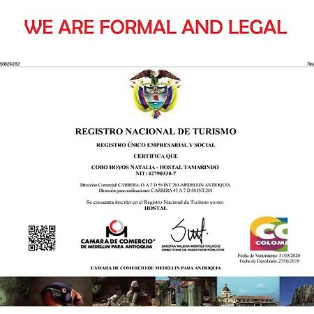 Hostal Tamarindo Inn Medellin Bagian luar foto